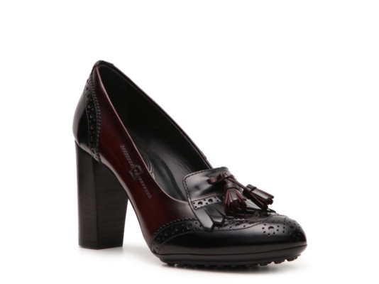 Tod's Leather Tassel Pump