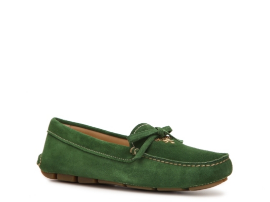 Prada Suede Bow Loafer