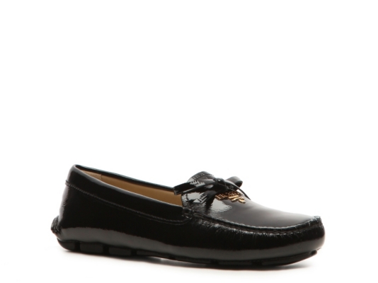 Prada Patent Leather Bow Loafer