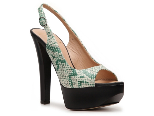 Giuseppe Zanotti Reptile Leather Slingback Pump