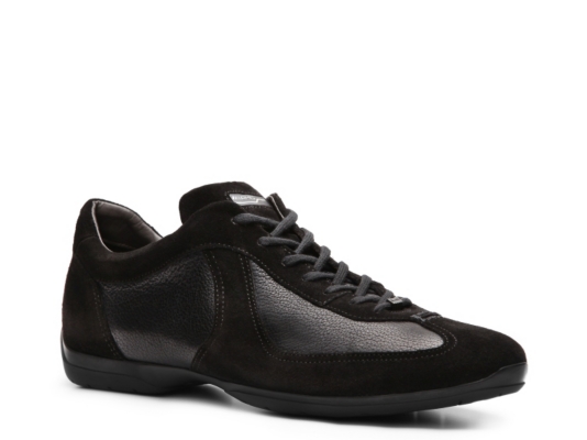 Santoni Leather & Suede Sport Sneaker