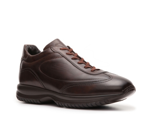 Santoni Leather Sneaker