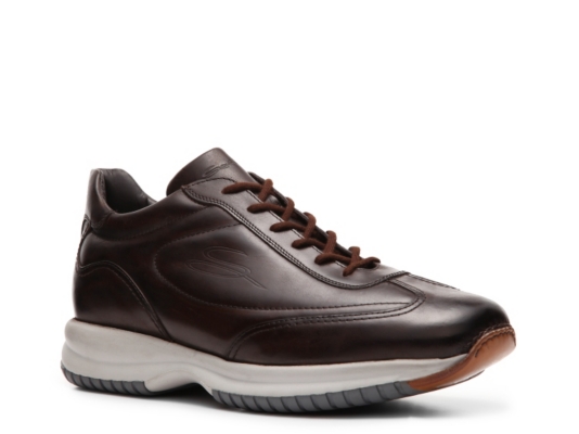 Santoni Leather Sneaker