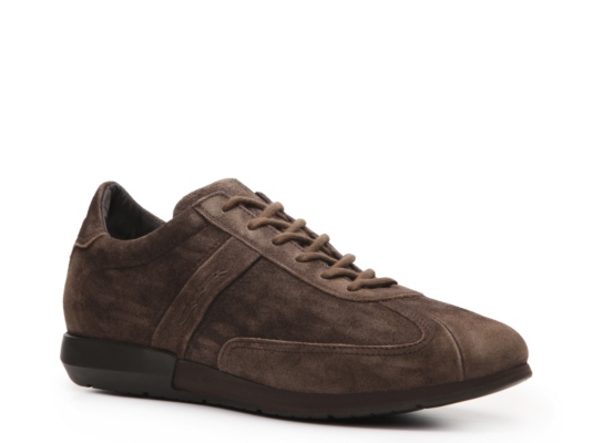 Santoni Suede Sneaker