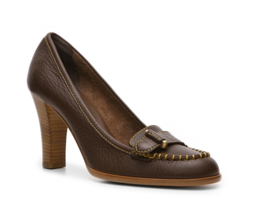 Bally Zamira Leather Buckle Pump