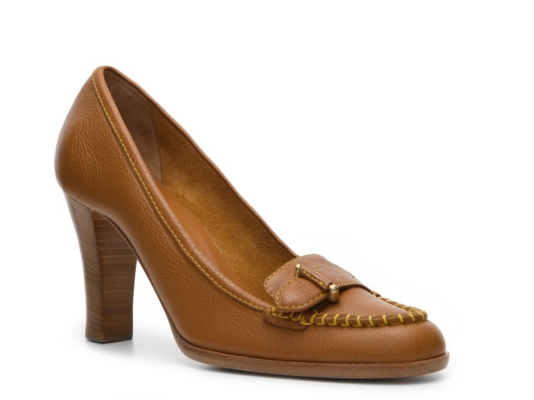 Bally Zamira Leather Buckle Pump