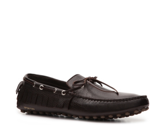 Sergio Rossi Leather Fringe Loafer