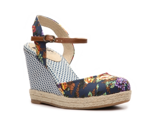BC Footwear Smirk Wedge Sandal