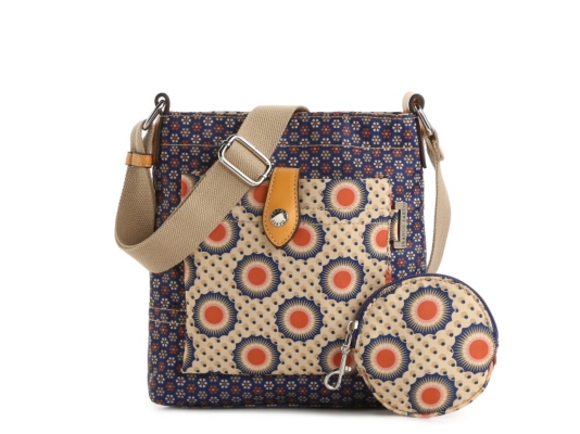 Franco Sarto Poppy Cross Body Nylon Bag