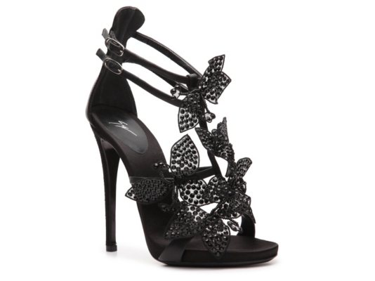 Giuseppe Zanotti Leather Flower Sandal