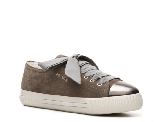 Prada Suede Flatform Sneaker