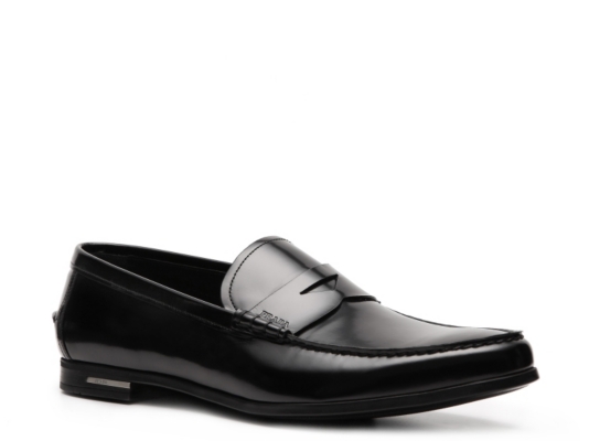 Prada Leather Penny Loafer