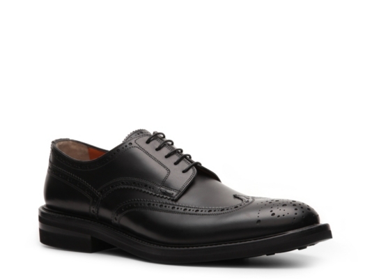 Santoni Leather Wingtip Oxford