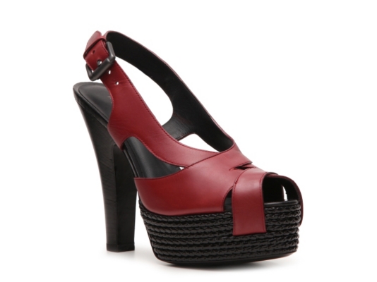 Bottega Veneta Leather Platform Sandal