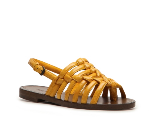 Bottega Veneta Patent Leather Flat Sandal