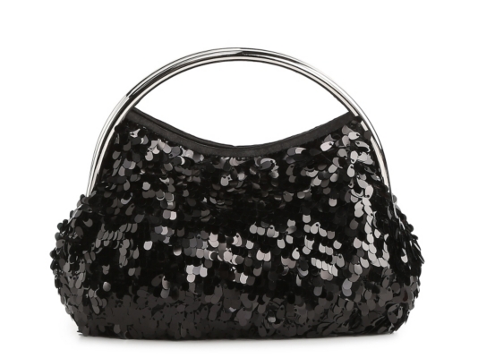 Lulu Townsend Bar Handle Sequin Clutch
