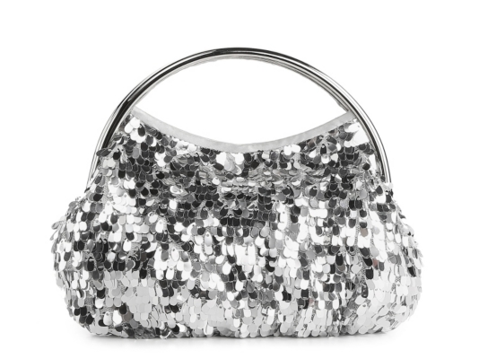 Lulu Townsend Bar Handle Sequin Clutch