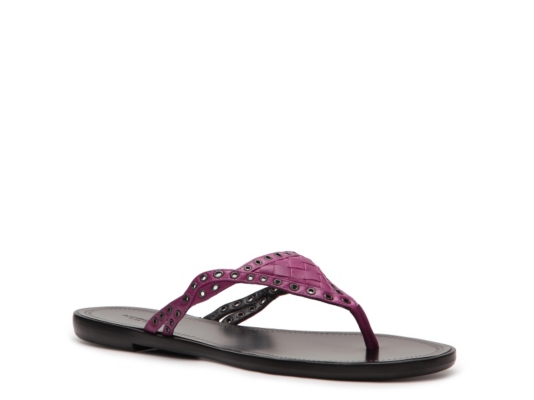 Bottega Veneta Woven Leather Flat Sandal