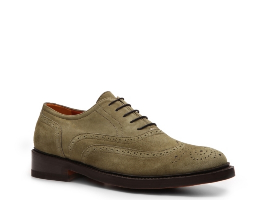 Santoni Suede Oxford
