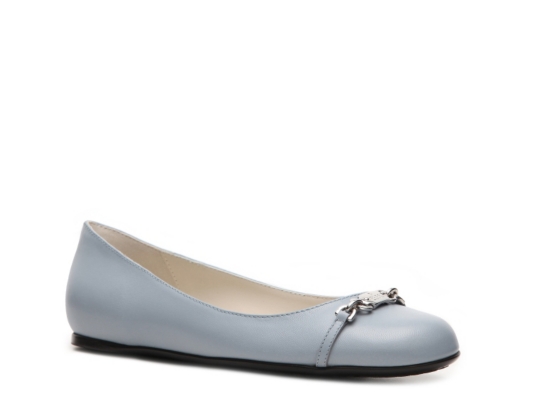 Gucci Leather Horsebit Flat