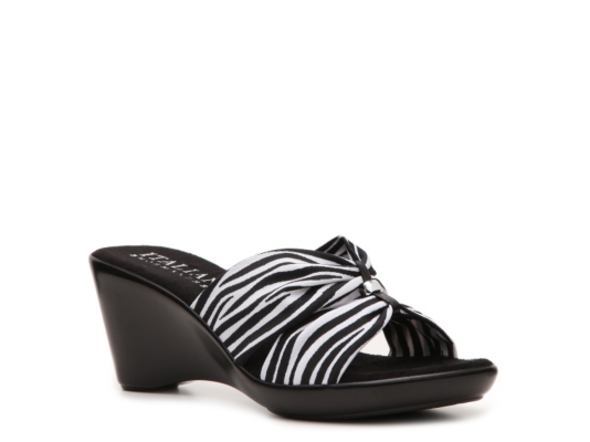 Italian Shoemakers Blanca Wedge Sandal