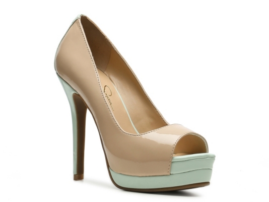 Jessica Simpson Edith Patent Platform Pump | DSW