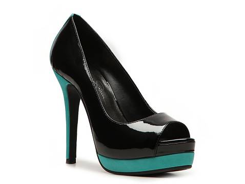 Jessica Simpson Edith Color Block Patent Pump | DSW