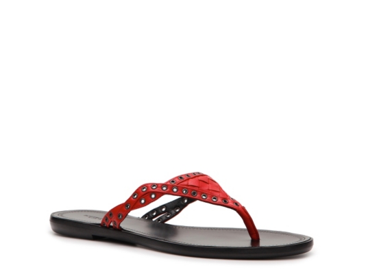 Bottega Veneta Woven Leather Flip Flop