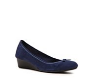 Hush Puppies Candid Suede Wedge Pump