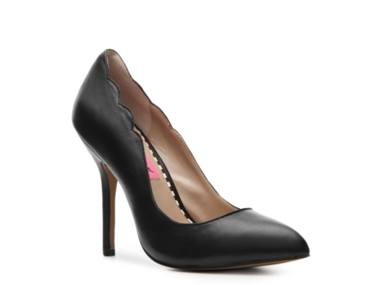 Betsey Johnson Raciee Leather Pump