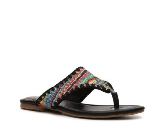 Sakroots Shana Multicolor Flat Sandal