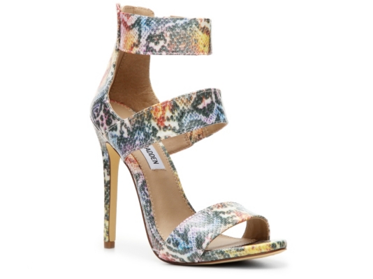 Steve Madden Mira Pastel Snake Sandal | DSW