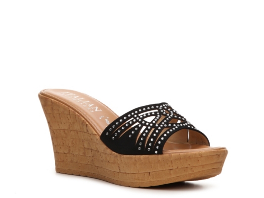 Italian Shoemakers Teagan Wedge Sandal | DSW