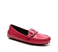 Final Sale - Gucci Patent Leather Interlocking G Driving Moccasin