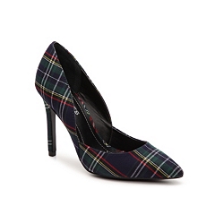 dsw plaid heels