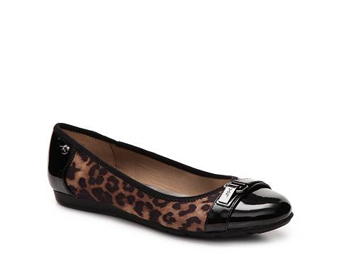 AK Anne Klein Sport Able Leopard Ballet Flat | DSW