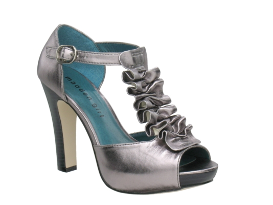 Madden Girl Setra Ruffled T-Strap Platform
