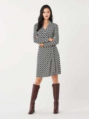 jersey dvf wrap dress