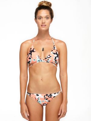 Dvf Loves Roxy Cross Over Tri Bikini Top