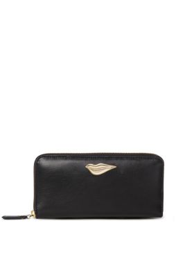Lips Continental Leather Wallet