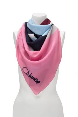 in Zebra Wave Scarf Pink