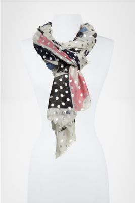 Foil Printed Gauze Scarf 40x70