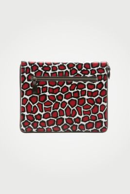 in Stone Leopard Red