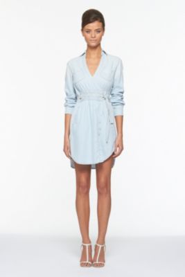 The Denim Wrap Dress