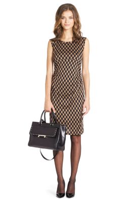 Selene Ruched Silk Jersey Dress in Jungle Diamond by DVF