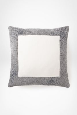 Beaded Border Decorative Pillow