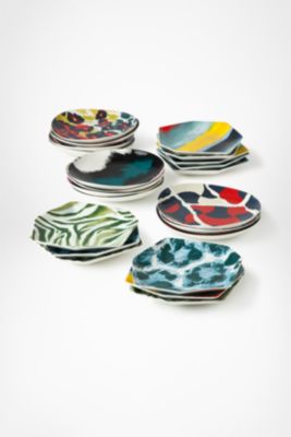 Decal Dessert Plates