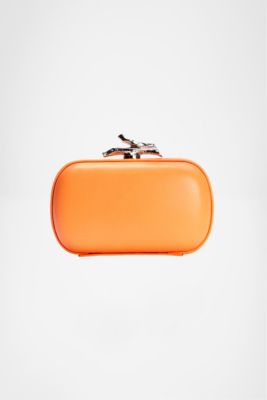 Lytton Small Neon Leather Clutch
