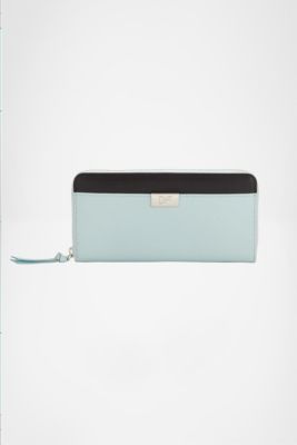 Zip Continental Embossed Lizard Wallet