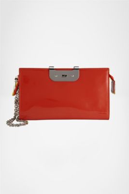 Harper Patent Leather Wristlet